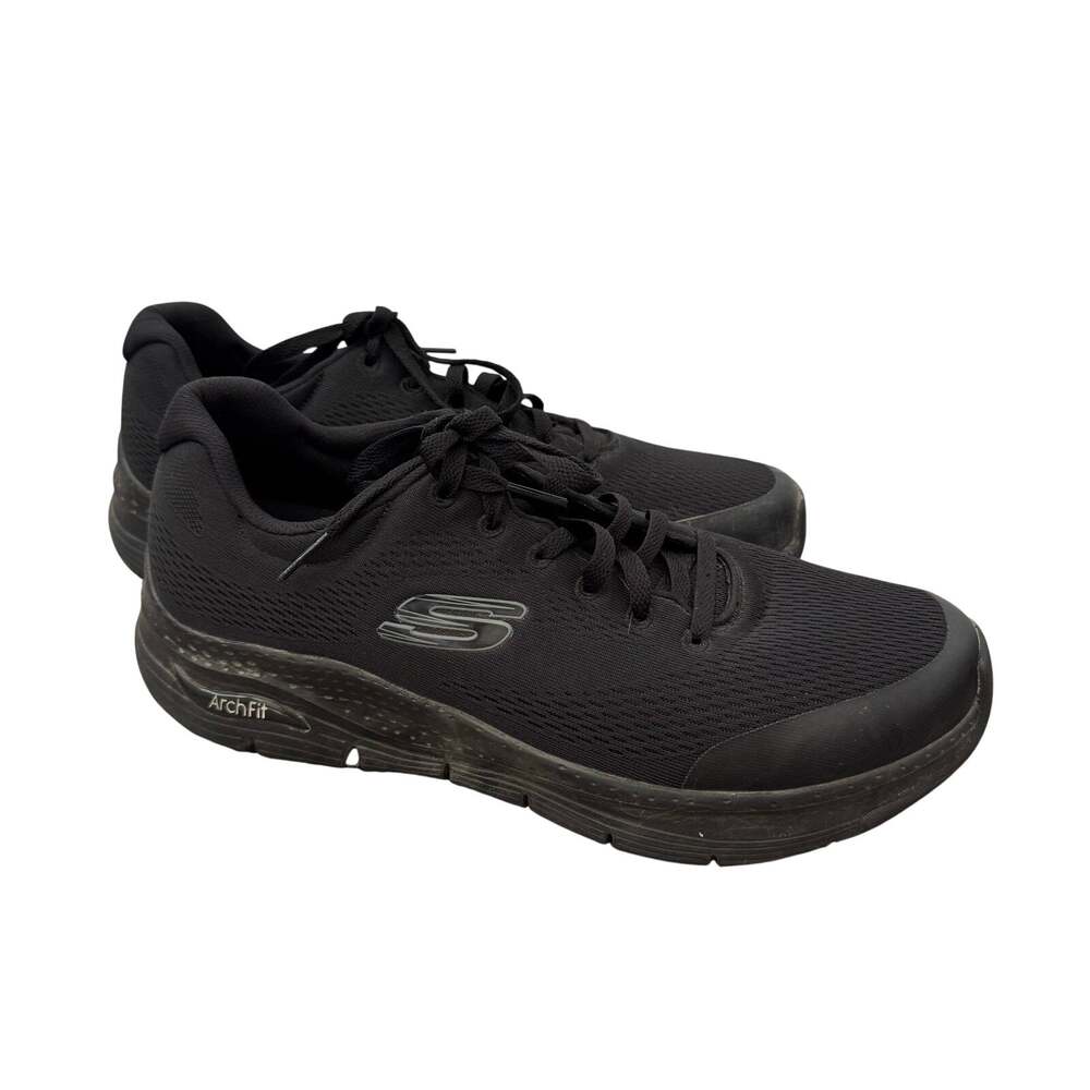 Skechers Arch fit walking black sneakers